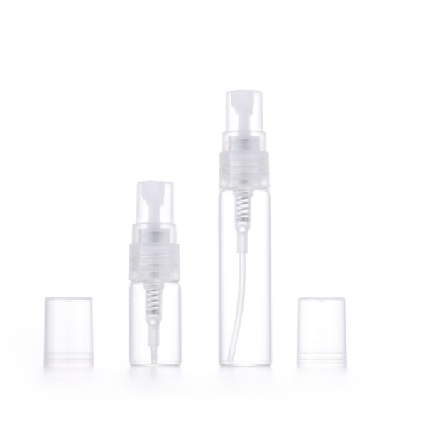 10 ml glazen parfumflesje 10 ml 5 ml plastic dop reizen draagbare transparante glazen parfumspuitfles