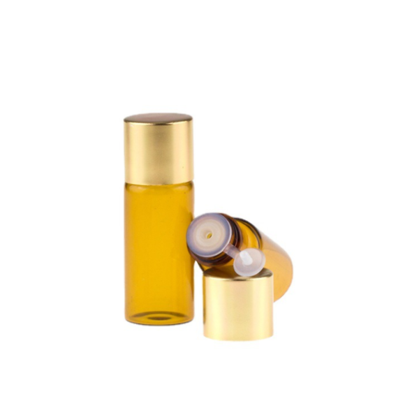 2ml 3ml 5ml Amber Refillable Sample Glass Vial