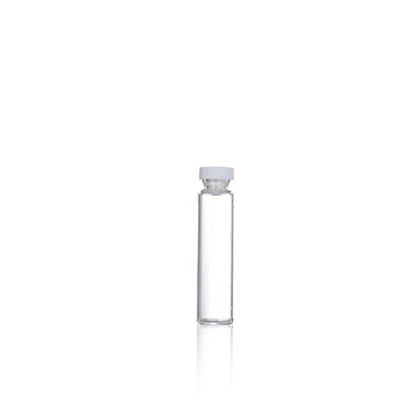 premium vials Shell Glass Vial 2ml clear perfume sample vial small glass bottle with plastic stopper