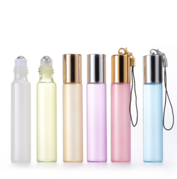 10ml Pearl Colored Glass Roller Bottles Essential Oil Roll on Bottles for Aromatherapy