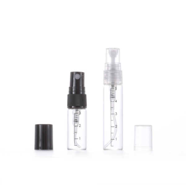 5ml Scale Spray Bottle Glass Maliit na Walang laman na Spray Bottle Pabango Liquid Dispenser para sa Make up at Paggamit ng Pangangalaga sa Balat