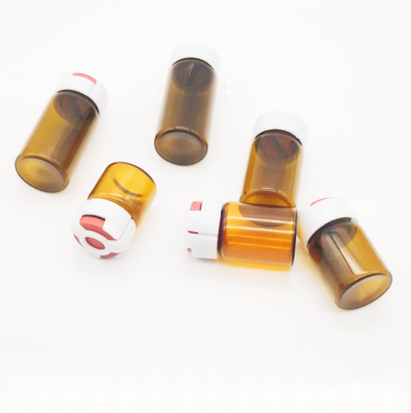 Amber Sterile Vials Glass Oral Liquid Empty Bottle For Pharmaceuticals Medical Oral Liquid