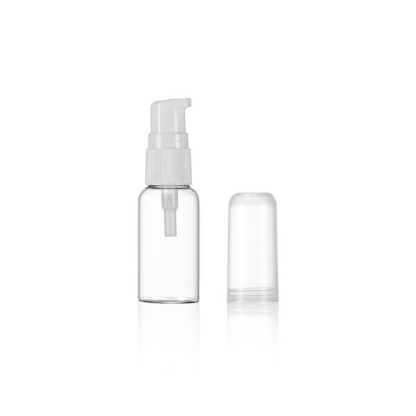 Glass lotion sample vial Clear cream glass vial