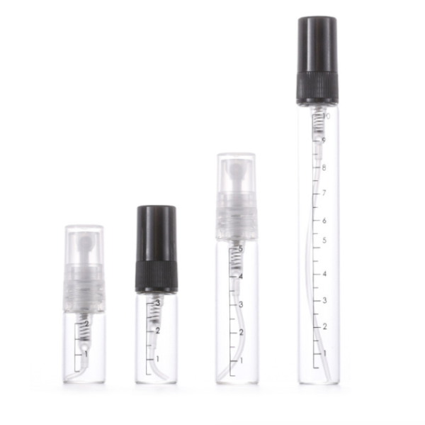 Mini 2ml 5ml Perfume Oil Sample Vails Fine Mist Spray Bottle glass vial