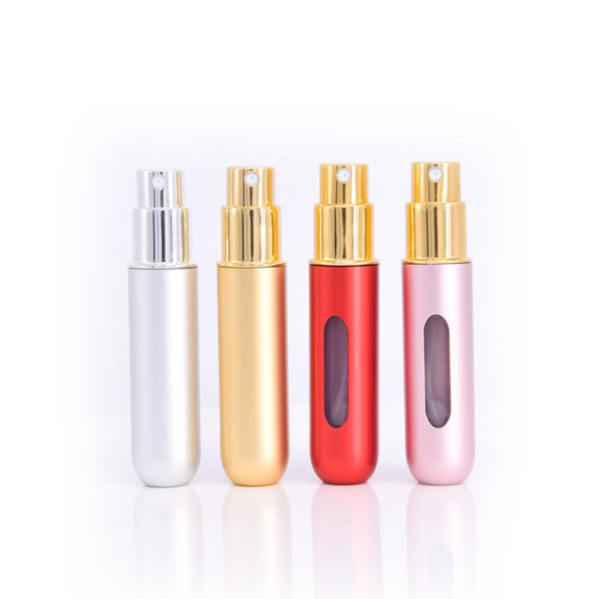 Portable Mini Refillable Perfume Atomizer Bottle Spray, Scent Pump Case