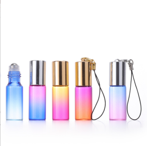 Small Glass Roller Bottles Glass Essential Oils Roller Bottles Roll On Bottles for Perfume Lip Oil