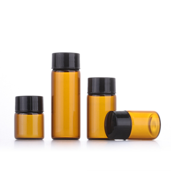 2ml 3ml 5ml 8ml Amber Glass Screw Top Vials