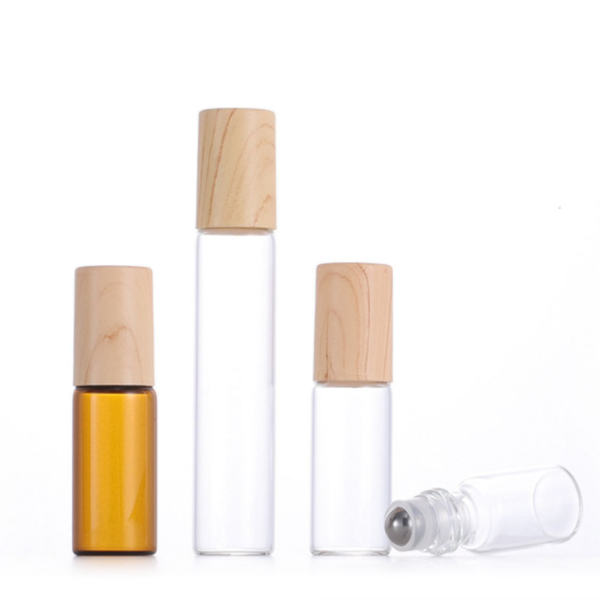 5ml 10ml amber clear glass roll on vials