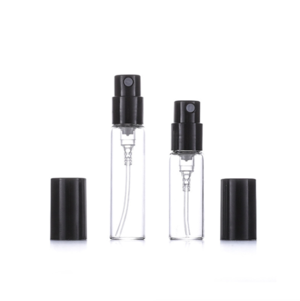 작은 향수 유리 용기 향수병 테스터 2ml 3ml 5ml 무료 샘플 오드 퍼퓸 스프레이 향수 샘플 병 안개 분무기